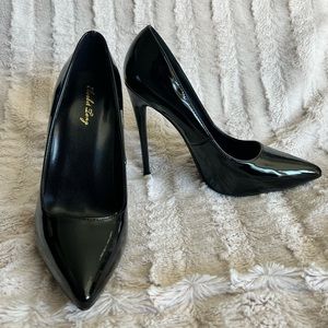 Black Patent Leather Stilleto heels